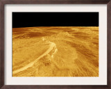 3D Perspective View of Latona Vorona and Dali Chasma on Venus