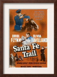 Santa Fe Trail  Errol Flynn  (Poster)  1940