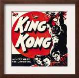 King Kong  Jumbo Window Card  1933