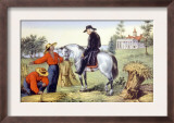 George Washington in Retirement at His Home in Mount Vernon  Virginia  1797