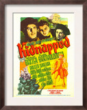 Kidnapped  Warner Baxter  Arleen Whelan  Freddie Bartholomew on Midget Window Card  1938