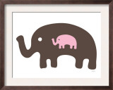 Pink Expecting Elephant