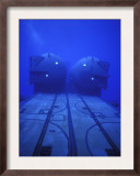 Dual Dry Deck Shelters Mounted to the Deck of Uss Kamehameha