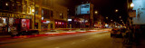 Buildings Lit Up at Night  Lakeview  Chicago  Illinois