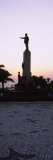 Silhouette of Statues At Dusk  Salvador  Brazil