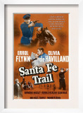 Santa Fe Trail  Errol Flynn  (Poster)  1940