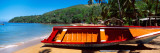 Boat On The Beach  Colorada Beach  Mochima National Park  Anzoategui State-Sucre State  Venezuela