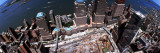 Aerial View of a City  Former World Trade Center Site  New York City  New York
