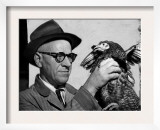 Lester P W Wehle  Poultry Inspector for the City of New York  Inspects Crop of a Chicken  1951