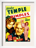 Dimples  Shirley Temple  Frank Morgan  Shirley Temple on Midget Window Card  1936