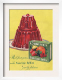 Rowntree's  Jelly  Desserts  UK  1950