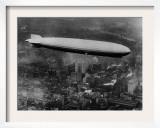 The LZ 129 Graf Zeppelin  over Philadelphia  Pennsylvania  October 16  1928