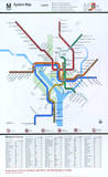 Washington DC Subway System Map