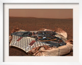 Rover's Landing Site  the Columbia Memorial Station  at Gusev Crater  Mars