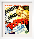 Topper  Cary Grant  Constance Bennett on Window Card  1937