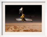 Mars Reconnaissance Orbiter Passes above Planet Mars