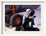 US Navy  Loading Bombs at the Naval Air Base  Corpus Christi  Texas 1942