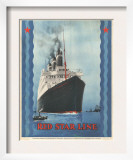Red Star Lines  Cruise Ships  Ocean Liners  USA  1930