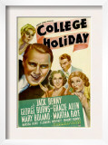 College Holiday  Mary Boland  Jack Benny  Gracie Allen  George Burns  Martha Raye  1936