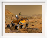 Mars Science Laboratory Travels Near a Canyon on Mars