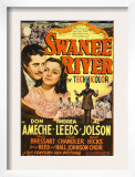 Swanee River  Don Ameche  Andrea Leeds  Al Jolson on Midget Window Card  1939