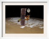 Mars Odyssey Spacecraft Passes above Mars' South Pole