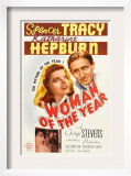 Woman of the Year  (Poster Art)  Katharine Hepburn  Spencer Tracy  1942