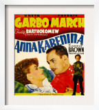 Anna Karenina  Greta Garbo  Fredric March  Freddie Bartholomew on Window Card  1935