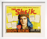 The Sheik  (Re-Issue 1938 Half-Sheet Poster)  Rudolph Valentino  1921
