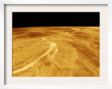 3D Perspective View of Latona Vorona and Dali Chasma on Venus