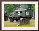 Unimog in an Ambulance Version in Use by the Belgian Army