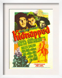 Kidnapped  Warner Baxter  Arleen Whelan  Freddie Bartholomew on Midget Window Card  1938