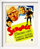 Scrooge  Second from Left: Seymour Hicks on Midget Window Card  1935