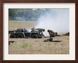 Evacuation of a Wounded Soldier by an Ambulance