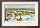 World's Columbian Exposition  Chicago: Grand Birds-Eye View of the Grounds and Buildings  1892
