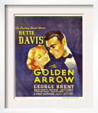 The Golden Arrow  Bette Davis  George Brent on Window Card  1936