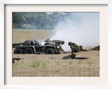 Evacuation of a Wounded Soldier by an Ambulance