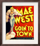 Goin' to Town  Mae West on Window Card  1935