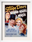 Stage Door  Adolphe Menjou  Ginger Rogers  Katharine Hepburn  1937