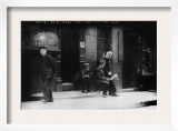 New York City  Police and Detectives Guarding Chinatown  July 6  1909