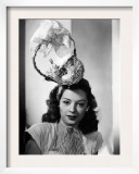 Jane Greer  Modeling an Enterprising Easter Bonnet  1947