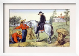 George Washington in Retirement at His Home in Mount Vernon  Virginia  1797