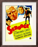 Scrooge  Second from Left: Seymour Hicks on Midget Window Card  1935