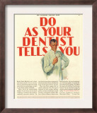 Dentists Lavoris Do As Your Dentist Tells You  USA  1920