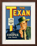 The Texan  Gary Cooper on Window Card  1930