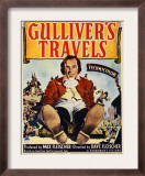 Gulliver's Travels  Midget Window Card  1939