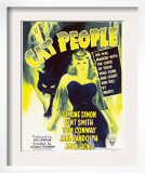 Cat People  Simone Simon on Window Card  1942
