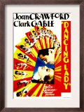 Dancing Lady  Clark Gable  Joan Crawford on Midget Window Card  1933