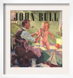 John Bull  Babies Baths Fathers Pipes Smoking Decor Bathrooms Magazine  UK  1947
