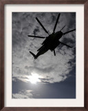 Low Angle View of a Ch-53E Super Stallion Helicopter in Flight